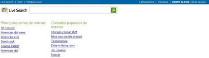 Live Search Noticias