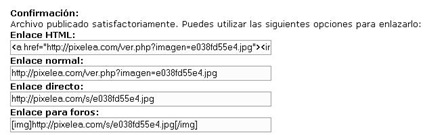 Pixelea - Hosting de imagenes gratuito, sin limites