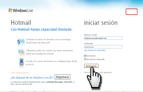Hotmail iniciar sesion