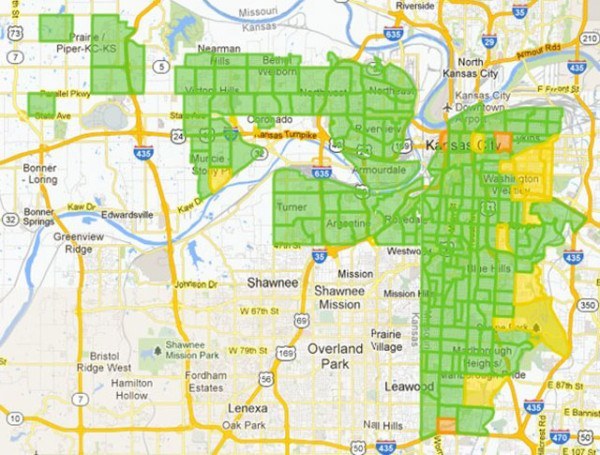 Ciudades con Google Fiber conexion y servicio ciudades-con-google-fiber-servicio