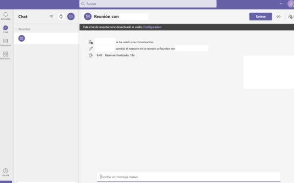 Como crear reuniones en teams