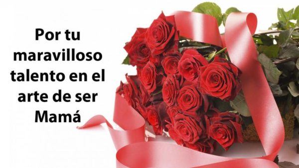 Los mejores mensajes frases para el dia de la madre rosas