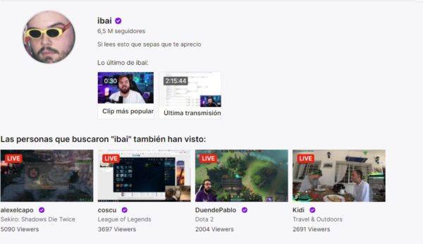 Cuales son los mejores canales de twitch en habla hispana IBAI