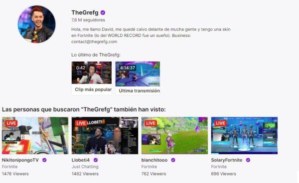 Cuales son los mejores canales de twitch en habla hispana THEGREFG